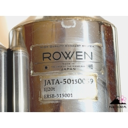 ROWEN Premium 01S Catback exhaust for WRX / STi VAB 2015+ Stainless with burnt titanium tips