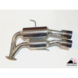 ROWEN Premium 01S Catback exhaust for WRX / STi VAB 2015+ Stainless with burnt titanium tips